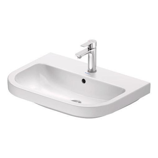 Duravit D-code 65 h&aring;ndvask t/v&aelig;g - 1 hanehul