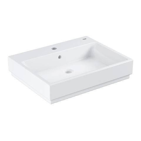 Grohe Cube 50 fritstående bowlevask - 1/3 hanehuller - Med overløb - PureGuard Grohe Cube 50 fritstående bowlevask - 1/3 hanehuller - Med overløb - PureGuard