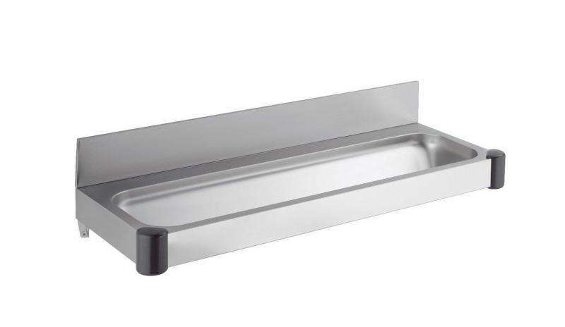 Intra P12 vaskerende i rustfrit st&aring;l - Uden bagplade