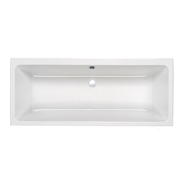 Str&oslash;mberg Quantum badekar t/indbygning - 170 x 75 - 2 rygl&aelig;n