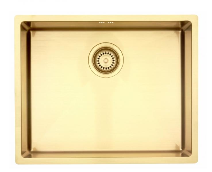 Lavabo Kubus 500 Soft k&oslash;kkenvask - Messing PVD