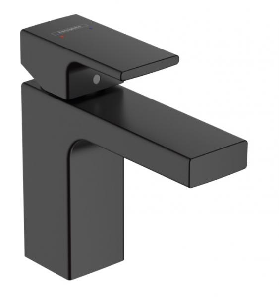 hansgrohe Vernis Shape 100 håndvaskarmatur m/løft-op bundventil - Mat sort hansgrohe Vernis Shape 100 håndvaskarmatur m/løft-op bundventil - Mat sort