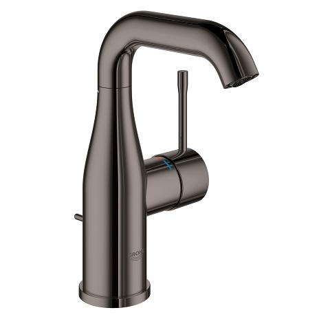Grohe Essence New M h&aring;ndvaskarmatur m/bundventil - Poleret hard graphite