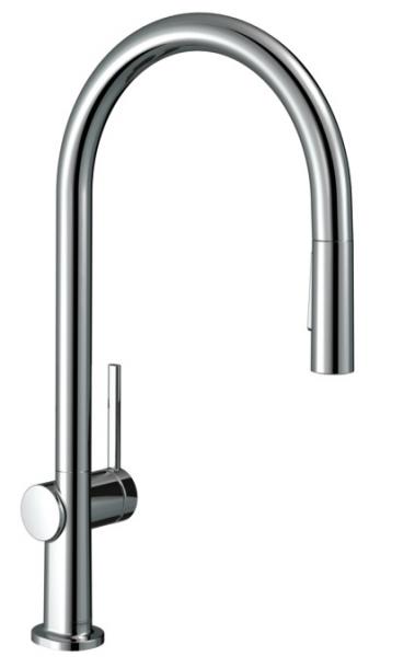 Hansgrohe Talis M54 k&oslash;kkenarmatur m/udtr&aelig;k og Eco - Krom