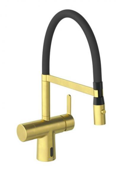 Damixa Touchless Pro k&oslash;kkenarmatur - B&oslash;rstet messing