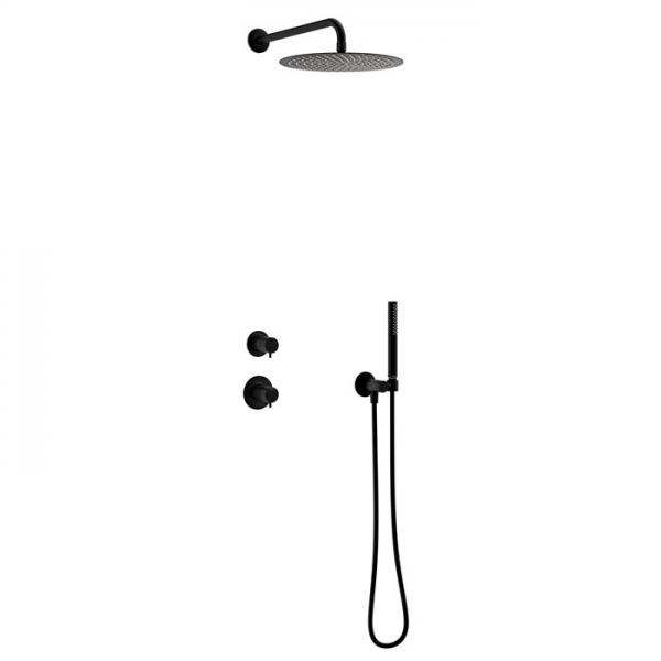 Damixa Iris DS 1 brusesystem til indbygning - Mat sort Damixa Iris DS 1 brusesystem til indbygning - Mat sort