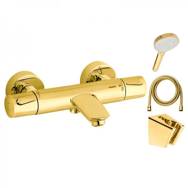 Damixa Silhouet komplet kararmatur - Poleret messing Damixa Silhouet komplet kararmatur - Poleret messing