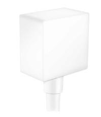 Hansgrohe FixFit Square slangeudtag - Mat hvid
