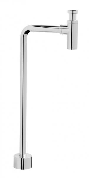 Gustavsberg Round vandl&aring;s til gulvtilslutning - Krom