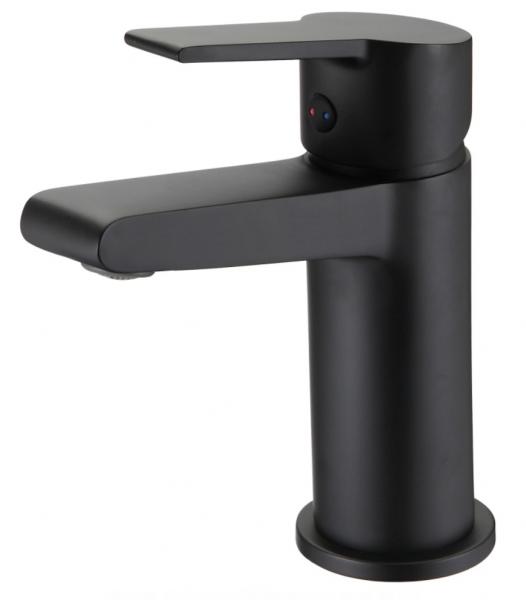 Nortiq h&aring;ndvaskarmatur U/bundventil - Mat sort
