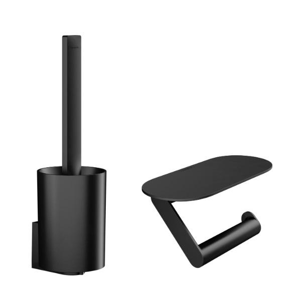 Hansgrohe WallStoris tilbeh&oslash;rss&aelig;t t/toilet - Mat sort