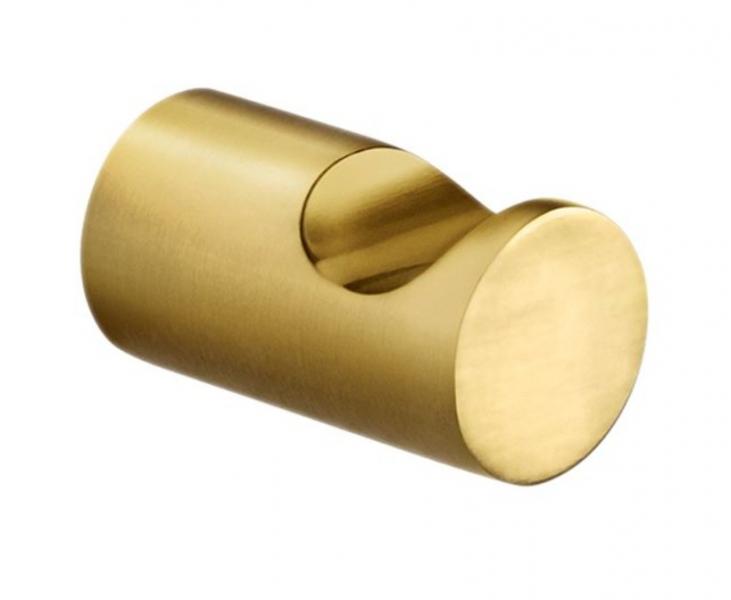 Pressalit Curve h&aring;ndkl&aelig;dekrog - 2 stk - B&oslash;rstet messing