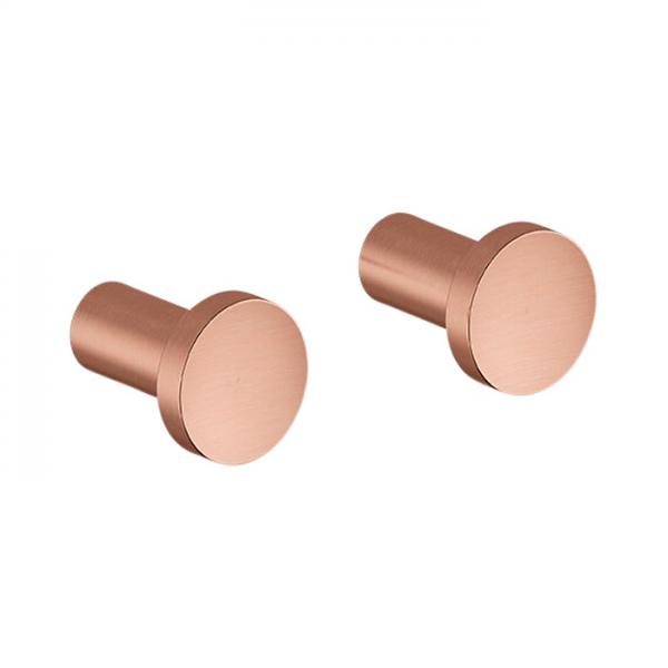 Damixa Zen håndklædekrog 2 stk. - Børstet kobber Damixa Zen håndklædekrog 2 stk. - Børstet kobber