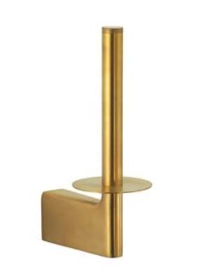 Pressalit Style reservepapirsholder - B&oslash;rstet messing