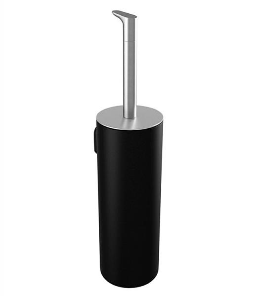Pressalit Style toiletbørste t/væg eller gulv - Børstet stål/sort Pressalit Style toiletbørste t/væg eller gulv - Børstet stål/sort
