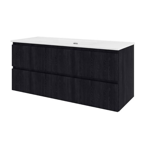 Sanibell Proline 120 møbelsæt m/2 skuffer og lameller - Uden hanehul - Kul eg Sanibell Proline 120 møbelsæt m/2 skuffer og lameller - Uden hanehul - Kul eg