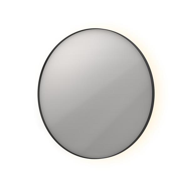 Sanibell Ink SP17 rundt spejl m/backlight, varme og sensor Ø80 - Mat sort Sanibell Ink SP17 rundt spejl m/backlight, varme og sensor Ø80 - Mat sort