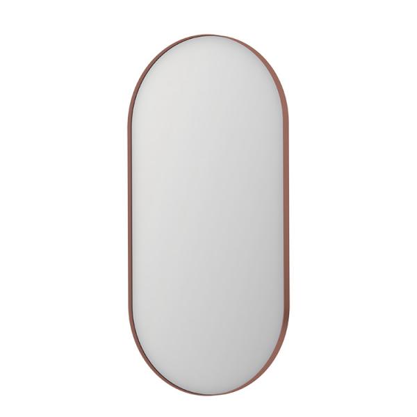 Sanibell Ink SP20 ovalt spejl m/ramme 60 x 120 cm - Børstet kobber Sanibell Ink SP20 ovalt spejl m/ramme 60 x 120 cm - Børstet kobber