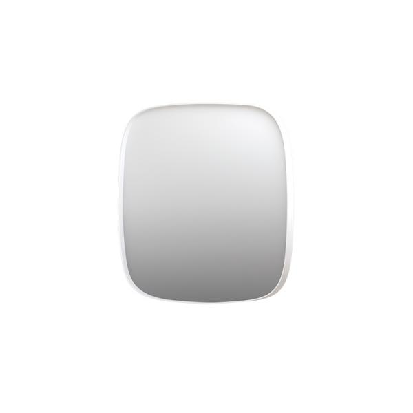 Sanibell Ink SP29 superellipse spejl m/ramme 40 x 40 cm - Mat hvid Sanibell Ink SP29 superellipse spejl m/ramme 40 x 40 cm - Mat hvid