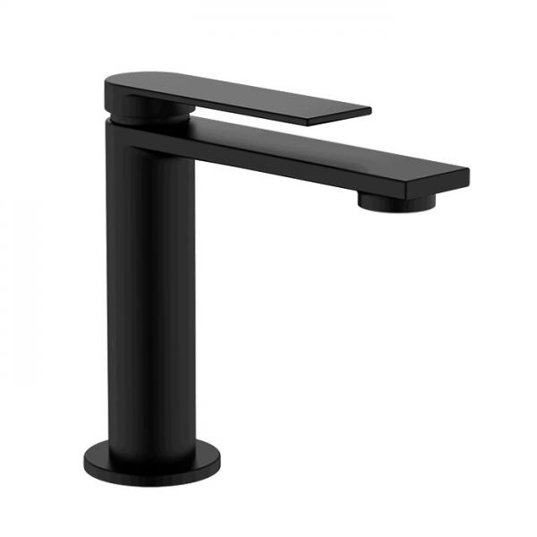 Cassøe Edge håndvaskarmatur m/pop-up bundventil - Mat sort Cassøe Edge håndvaskarmatur m/pop-up bundventil - Mat sort