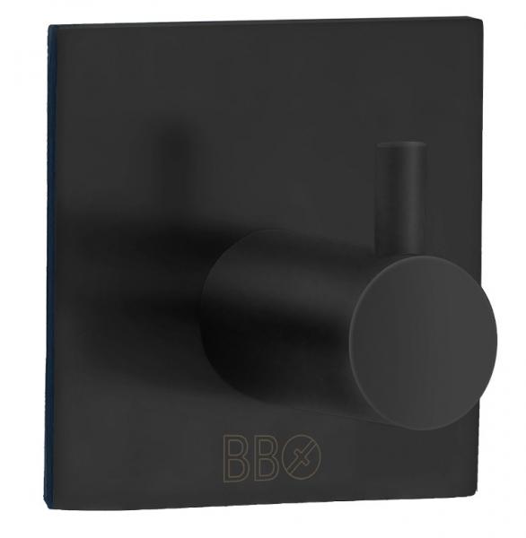 Beslagsboden selvkl&aelig;bende h&aring;ndkl&aelig;dekrog m/tap - Firkantet - Mat sort