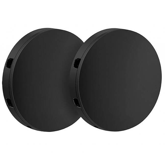 Beslagsboden l&oslash;se beslag til selvkl&aelig;bende brusekurv - Mat sort