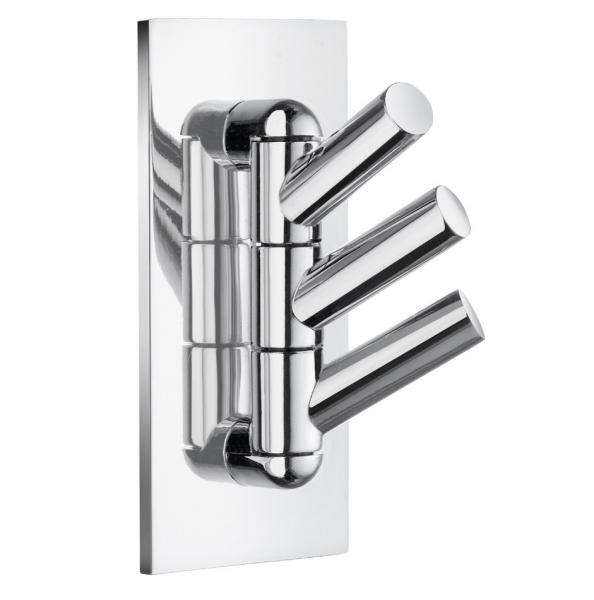 Beslagsboden selvkl&aelig;bende svingbar trippelkrog - Krom