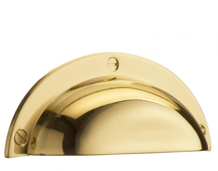 Beslagsboden m&oslash;belgreb BV633 - Poleret messing