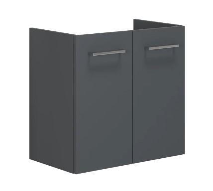 Outlet - Dansani Mido+ 60 underskab m/låger - Grå mat Outlet - Dansani Mido+ 60 underskab m/låger - Grå mat