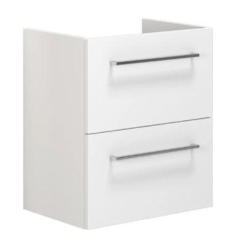 Dansani Mido+ underskab m/2 skuffer t/gulvafl&oslash;b - 50 - Hvid h&oslash;jglans