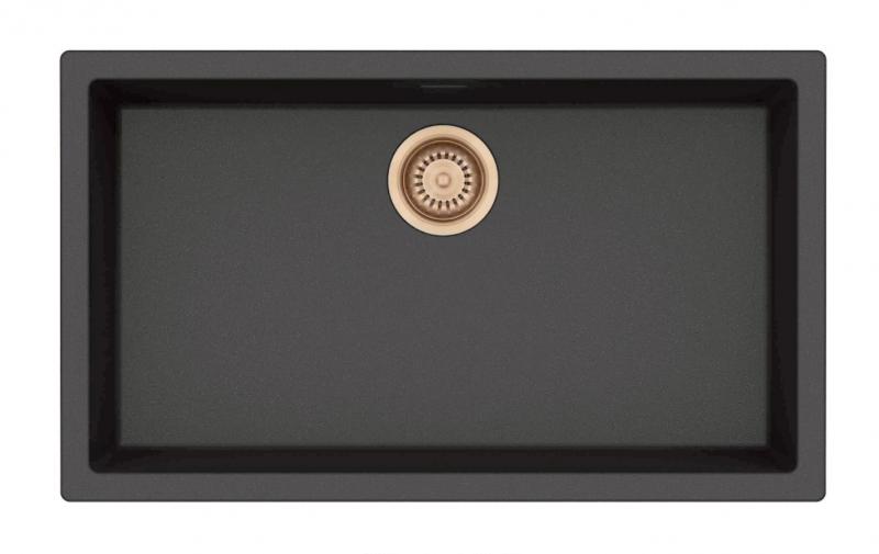 Restsalg - Lavabo Amsterdam 72 kompositkøkkenvask - Antracit/kobber Restsalg - Lavabo Amsterdam 72 kompositkøkkenvask - Antracit/kobber