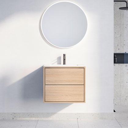 Str&oslash;mberg Nordic Handcrafted 60 underskab m/skuffer - Light oak