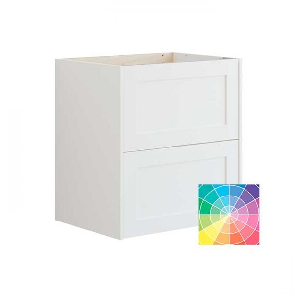 Dansani Luna Classic 60 sideskab m/skuffer og rammefront - Valgfri farve Dansani Luna Classic 60 sideskab m/skuffer og rammefront - Valgfri farve