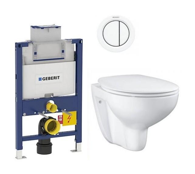 Grohe Bau Rimless toiletpakke inkl. lav cisterne, hvid betjening og sæde m/soft-close Grohe Bau Rimless toiletpakke inkl. lav cisterne, hvid betjening og sæde m/soft-close