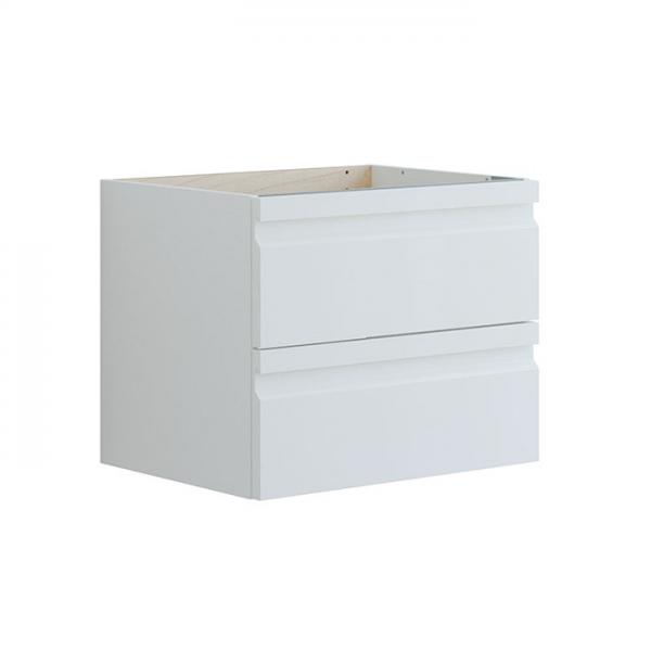 Dansani Luna vaskeskab 60*48 m/skuffer - Hvid mat lak