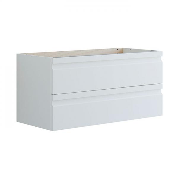 Dansani Luna Urban vaskeskab 100*48 m/skuffer - Hvid mat lak