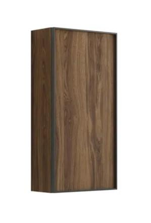 Dansani Luna Urban overskab - Højrehængslet - Brun eg/Sort ramme Dansani Luna Urban overskab - Højrehængslet - Brun eg/Sort ramme