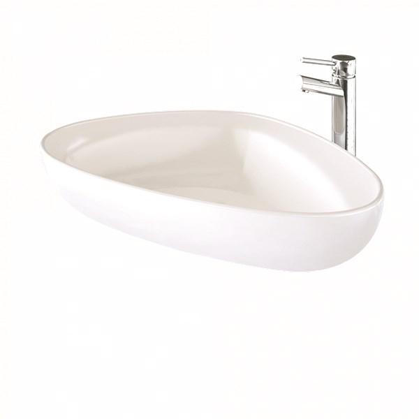 Str&oslash;mberg Terca 59 fritst&aring;ende bowlevask  - Uden hanehul - Uden overl&oslash;b