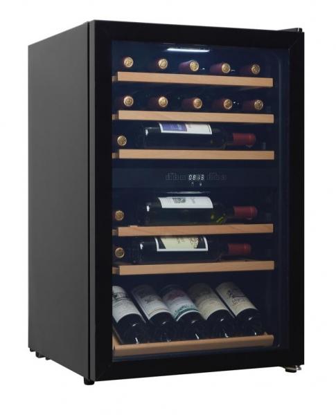 Cavin Polar Collection 51 fritst&aring;ende vink&oslash;leskab m/2 zoner - Sort