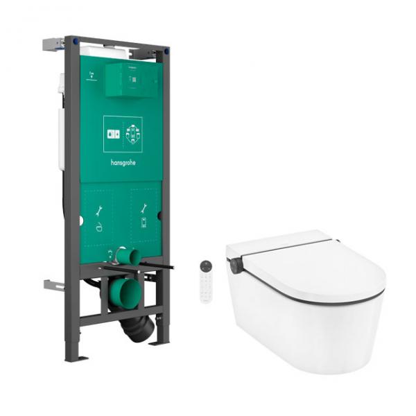 hansgrohe LavaPura Element S bidet toiletpakke m/iFrame cisterne hansgrohe LavaPura Element S bidet toiletpakke m/iFrame cisterne