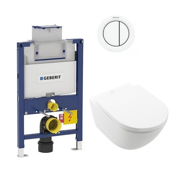 V&B Subway 3.0 m/CeramicPlus og TwistFlush toiletpakke inkl. lav cisterne, hvid trykknap og sæde m/ soft-close V&B Subway 3.0 m/CeramicPlus og TwistFlush toiletpakke inkl. lav cisterne, hvid trykknap og sæde m/ soft-close