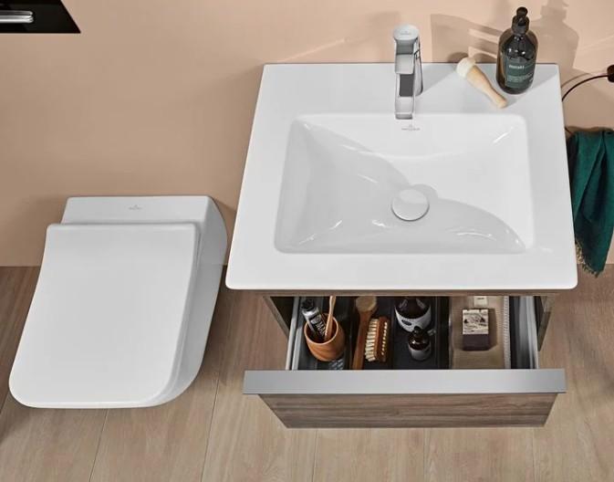 Villeroy & Boch Venticello Rimless v&aelig;gh&aelig;ngt toilet m/Ceramic+ - Hvid