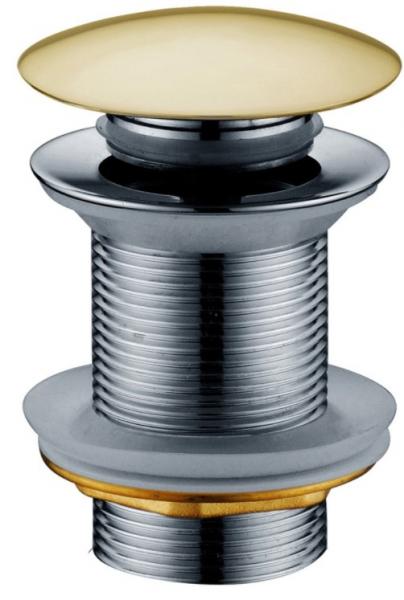 Hafa bundventil til h&aring;ndvask uden overl&oslash;b - B&oslash;rstet messing