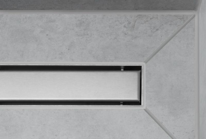 Hansgrohe RainDrain Match Kappes&aelig;t - 80 cm - B&oslash;rstet rustfrit st&aring;l