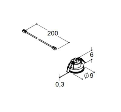 Dansani Jupiter loftslampe LED spot Ø9 cm Dansani Jupiter loftslampe LED spot Ø9 cm