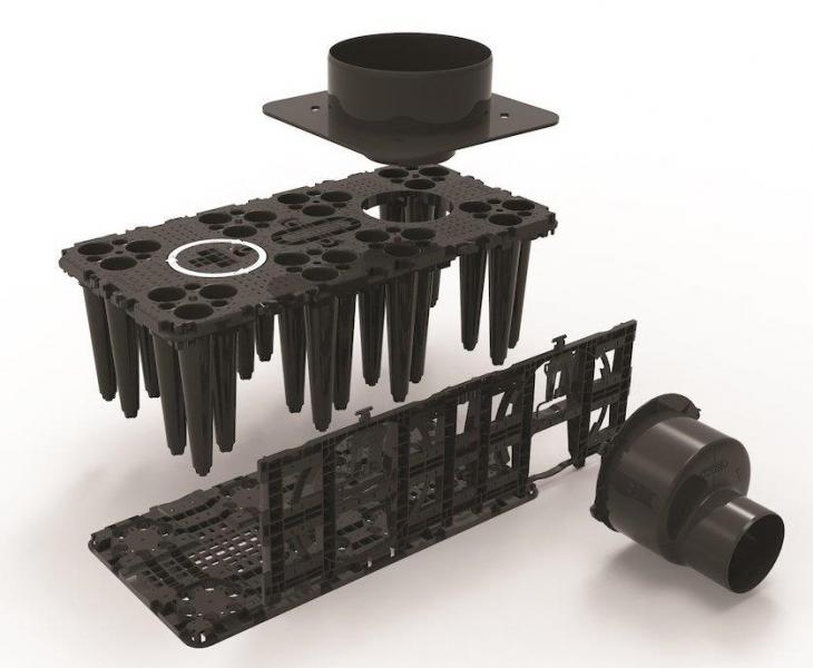 Wavin AquaCell NG sideplade Wavin AquaCell NG sideplade