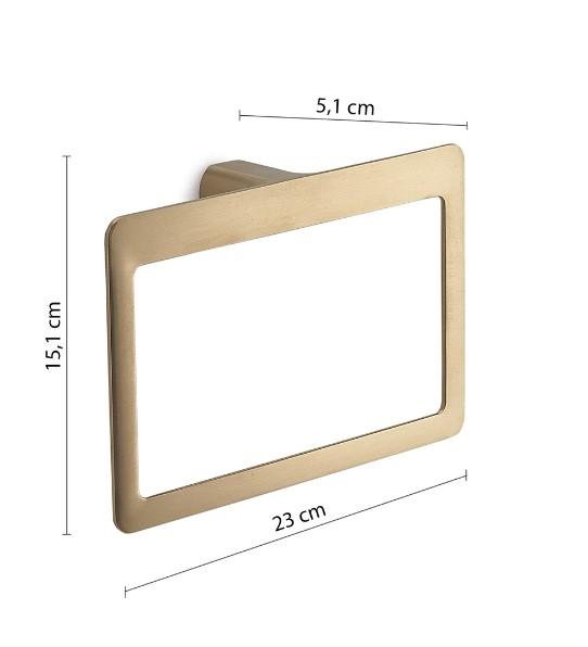 Hefe Piren h&aring;ndkl&aelig;dering - B&oslash;rstet messing