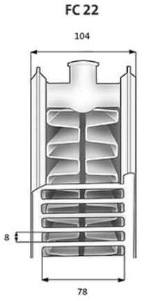 Purmo Plan Compact FC22-500-900 mm - 12 kvm Purmo Plan Compact FC22-500-900 mm - 12 kvm