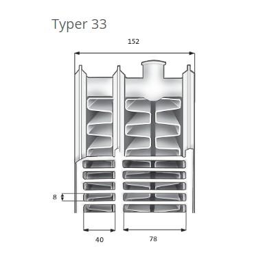 Purmo Compact C33-600x1000 - 24 kvm Purmo Compact C33-600x1000 - 24 kvm