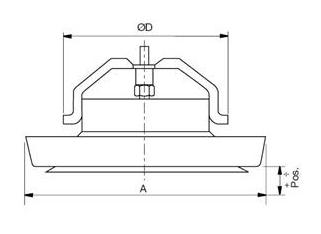 Lindab Indbl&aelig;sningsventil KIR uden ramme st&aring;l - &Oslash;100